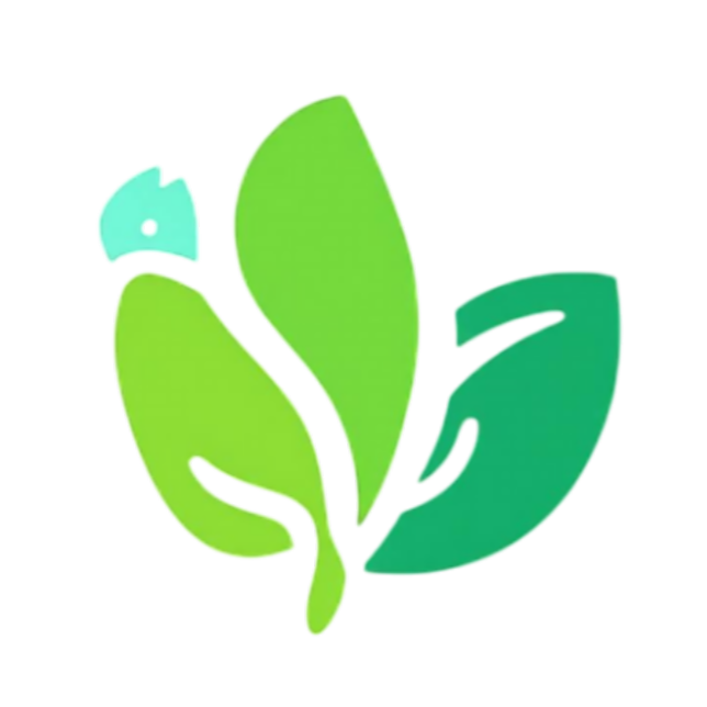 Logotipo de YuraVisión: un ave formada por hojas